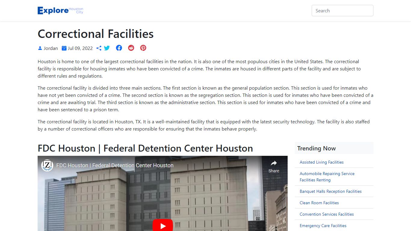 Best Correctional Facilities in Houston, TX